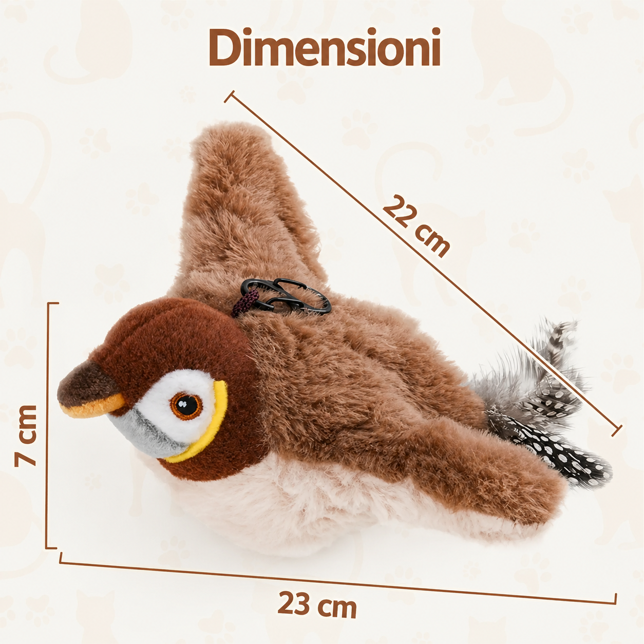 SmartFlap™ - L'Uccellino Interattivo per Gatti
